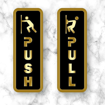 Acrylic Push Pull Signage