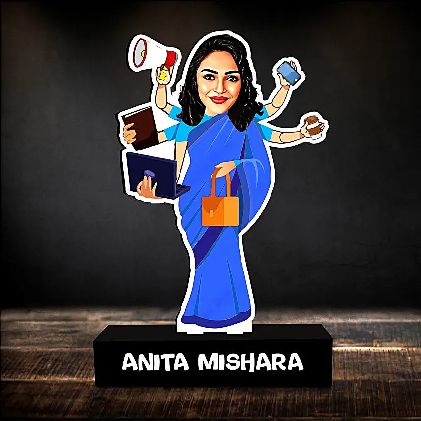 Busy Women Caricature